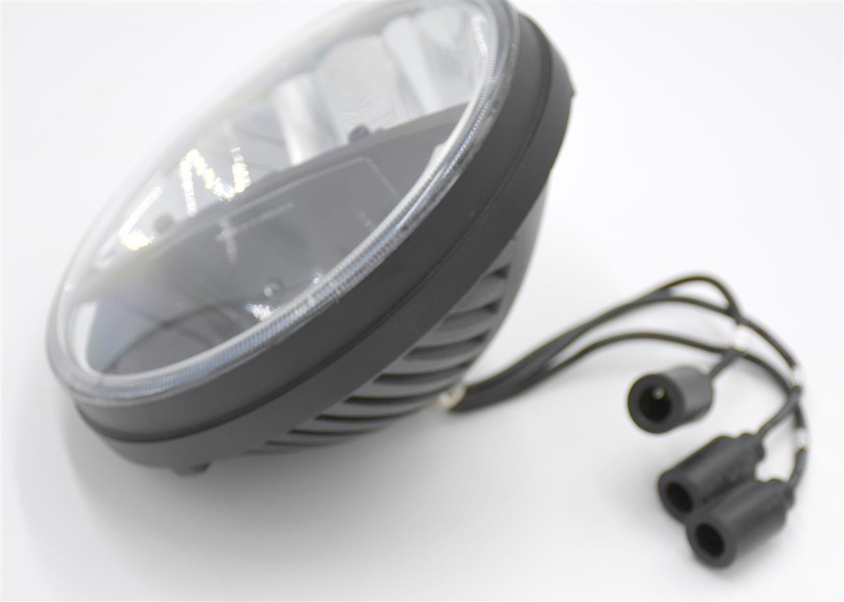 A.Y　30 LED Headlight Bulb with Leads 12 Volt and 24 Volt 7 Inch